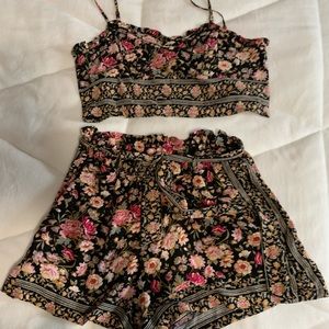 American eagle two piece short outfit